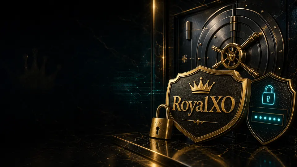 Badge sicurezza RoyalXO con cassaforte